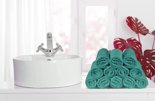 100% Egyptian cotton washcloths set