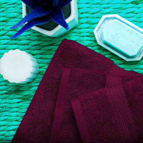 Plush Cotton Towels for Spa or Gym